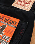 14oz Selvedge Denim Super Slim Jeans 555 - Indigo Overdyed Black IH-555S-142OD