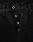 14oz Selvedge Denim Super Slim Jeans 555 - Indigo Overdyed Black IH-555S-142OD