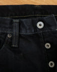 14oz Selvedge Denim Super Slim Jeans 555 - Indigo Overdyed Black IH-555S-142OD