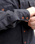 Alamo Cotton Twill Shirt in Marshall Black