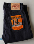 14oz 666S-142ii Selvedge Denim Slim Straight Cut Jeans - Indigo/Indigo