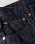 14oz 666S-142ii Selvedge Denim Slim Straight Cut Jeans - Indigo/Indigo