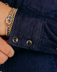 10oz Double Cloth Denim CPO Shirt - Indigo IHSH-347-IND