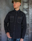 12oz Wabash Work Shirt - Indigo With Black Buttons IHSH-266-IND