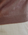 Knit T⁠-⁠Shirt in Mauve