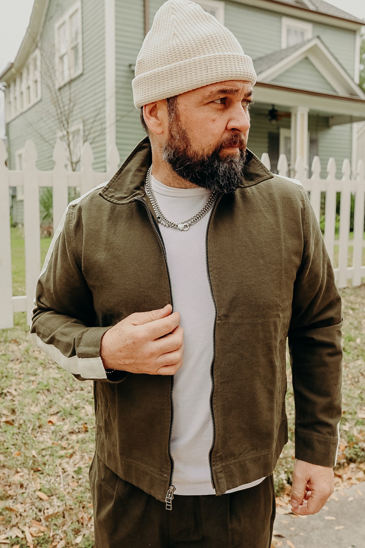 Canvas sales winter jacket