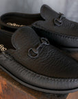 Easy Bit Moc Loafer in Black Grizzly