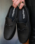 Easy Bit Moc Loafer in Black Grizzly