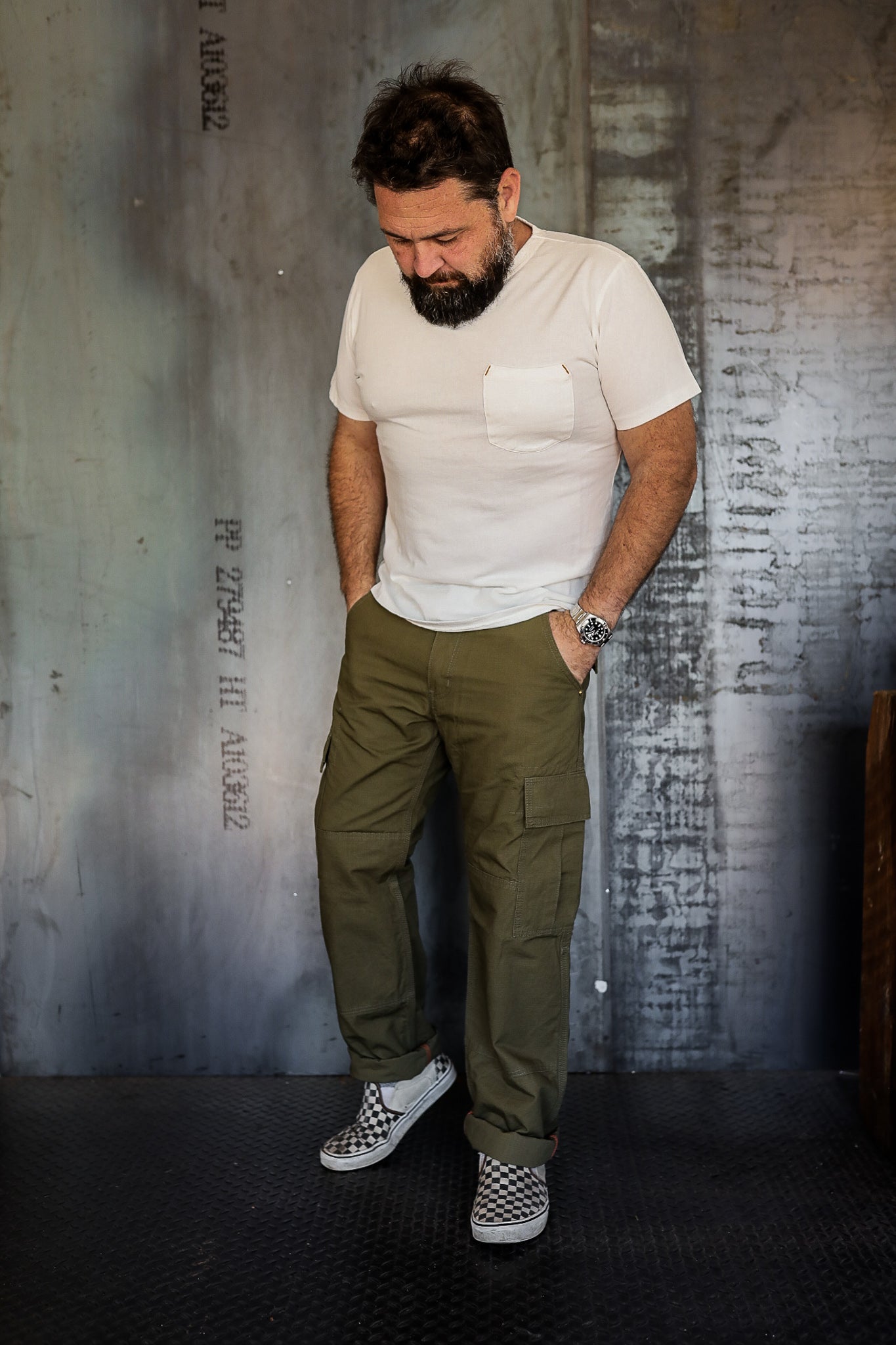 8oz Ripstop Cargo in Olive Drab Green