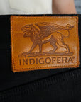 CLINT SLIM STRAIGHT FIT - MEDIUM RISE BLACK GUNPOWDER 14OZ DENIM