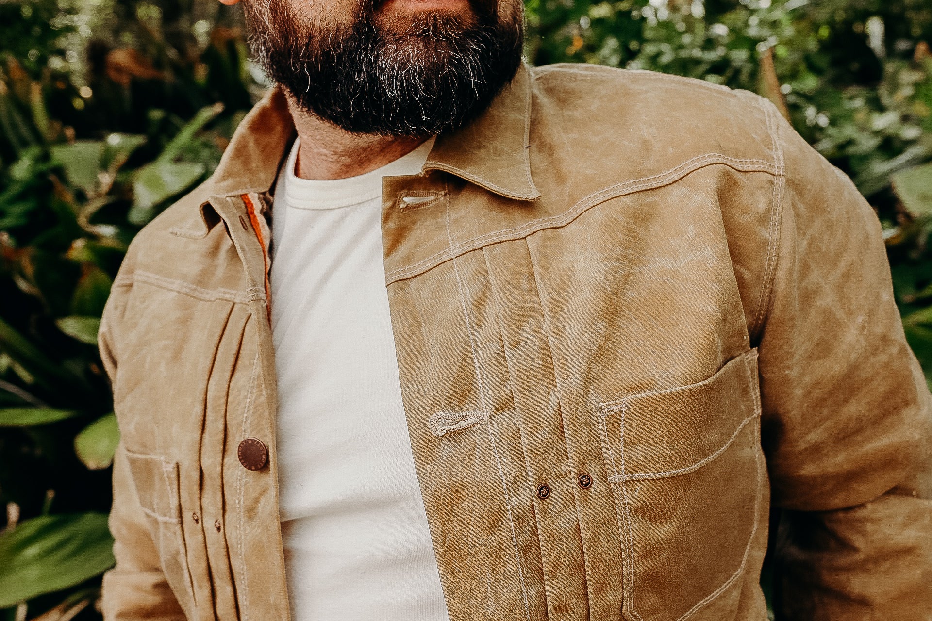 RJ-1 Riders Jacket Waxed Canvas- Tumbleweed
