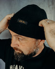 Wool Knit Watch Cap - Black