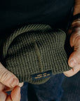 Wool Knit Watch Cap - Loden