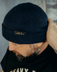 Wool Knit Watch Cap - Dark Navy