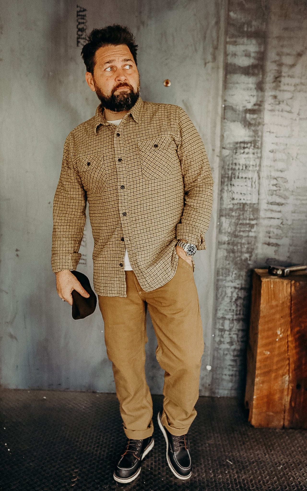 Workers Chino Slim Fit 14oz Slub-Tan – Iron Shop Provisions