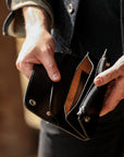 ARMY NAVY WALLET- BLACK