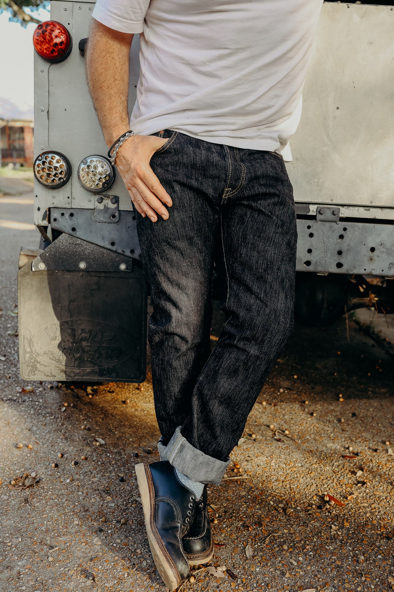 16oz Slubby Selvedge Denim Super Slim Cut Jeans - Indigo IH-555S-SLB