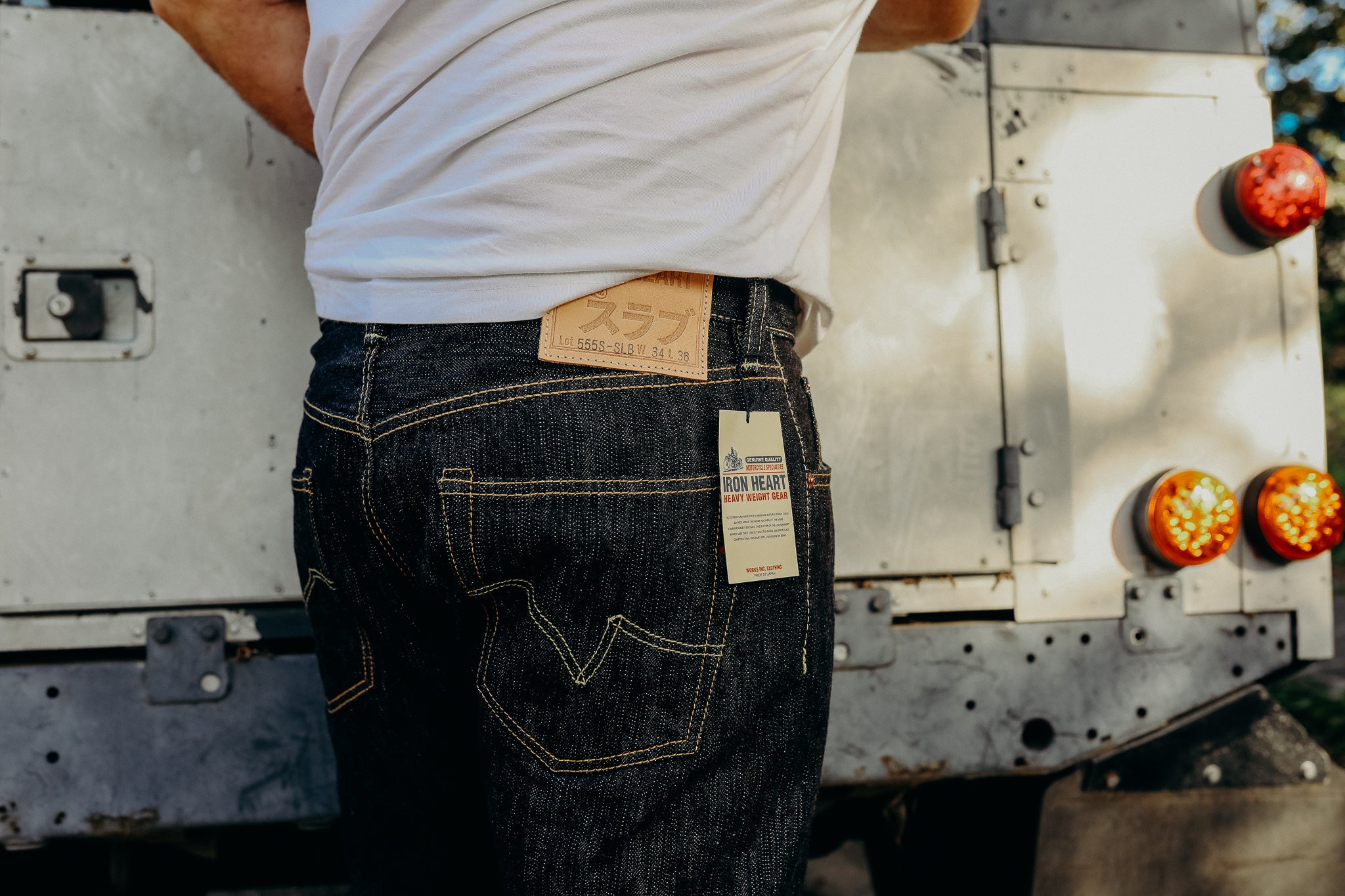 16oz Slubby Selvedge Denim Super Slim Cut Jeans - Indigo IH