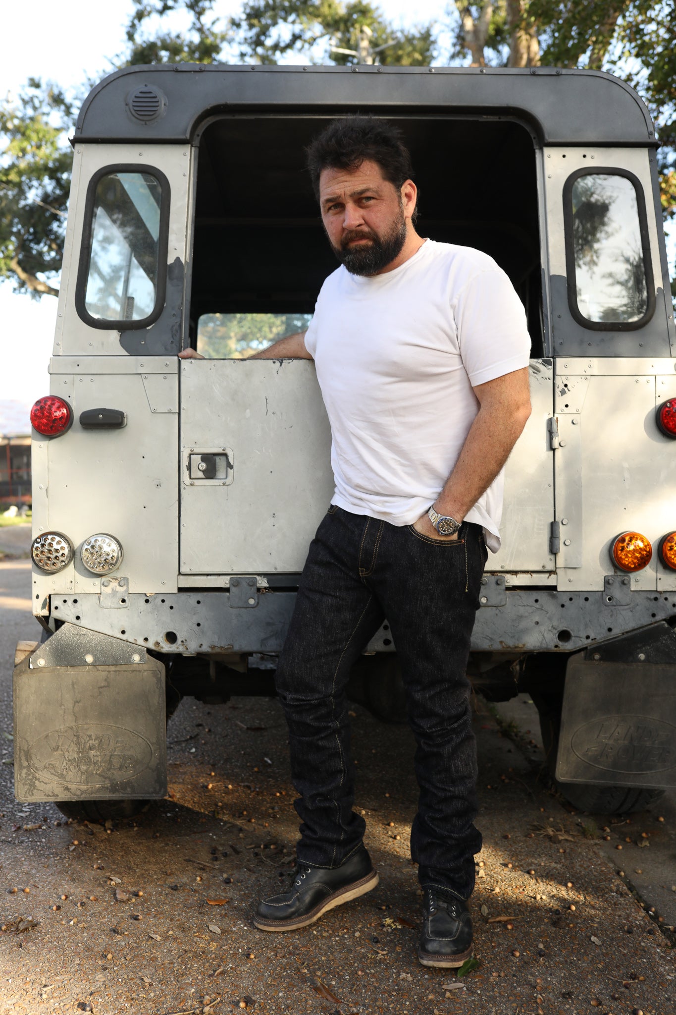 16oz Slubby Selvedge Denim Super Slim Cut Jeans - Indigo IH-555S-SLB