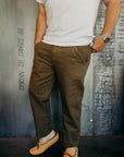 Workers Chino Slim Fit 14oz Slub - Army Green