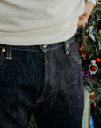 16oz Slubby Selvedge Denim Straight Cut Jeans - Indigo IH-634S-SLB
