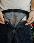 16oz Slubby Selvedge Denim Straight Cut Jeans - Indigo IH-634S-SLB