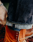 16oz Slubby Selvedge Denim Straight Cut Jeans - Indigo IH-634S-SLB