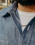 10oz Selvedge Chambray Work Shirt - Blue IHSH-21-BLU