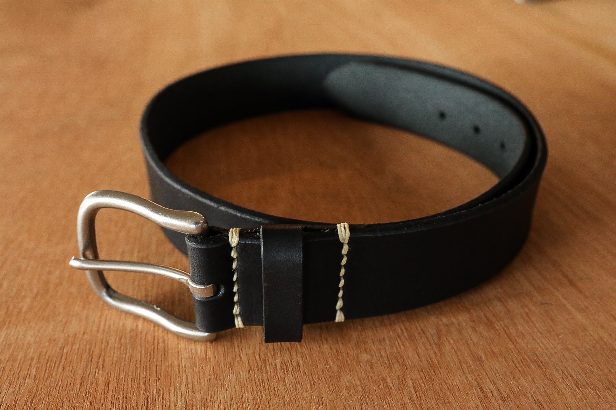 Tochigi Leather Belt ⁠-⁠ Black