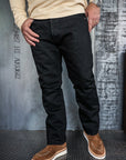14oz Selvedge Denim 555 Slim Cut Jeans - Black/Black IH-555S-142bb