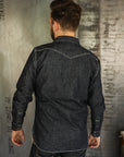 10oz Selvedge Denim Western Shirt - Indigo IHSH-320-IND