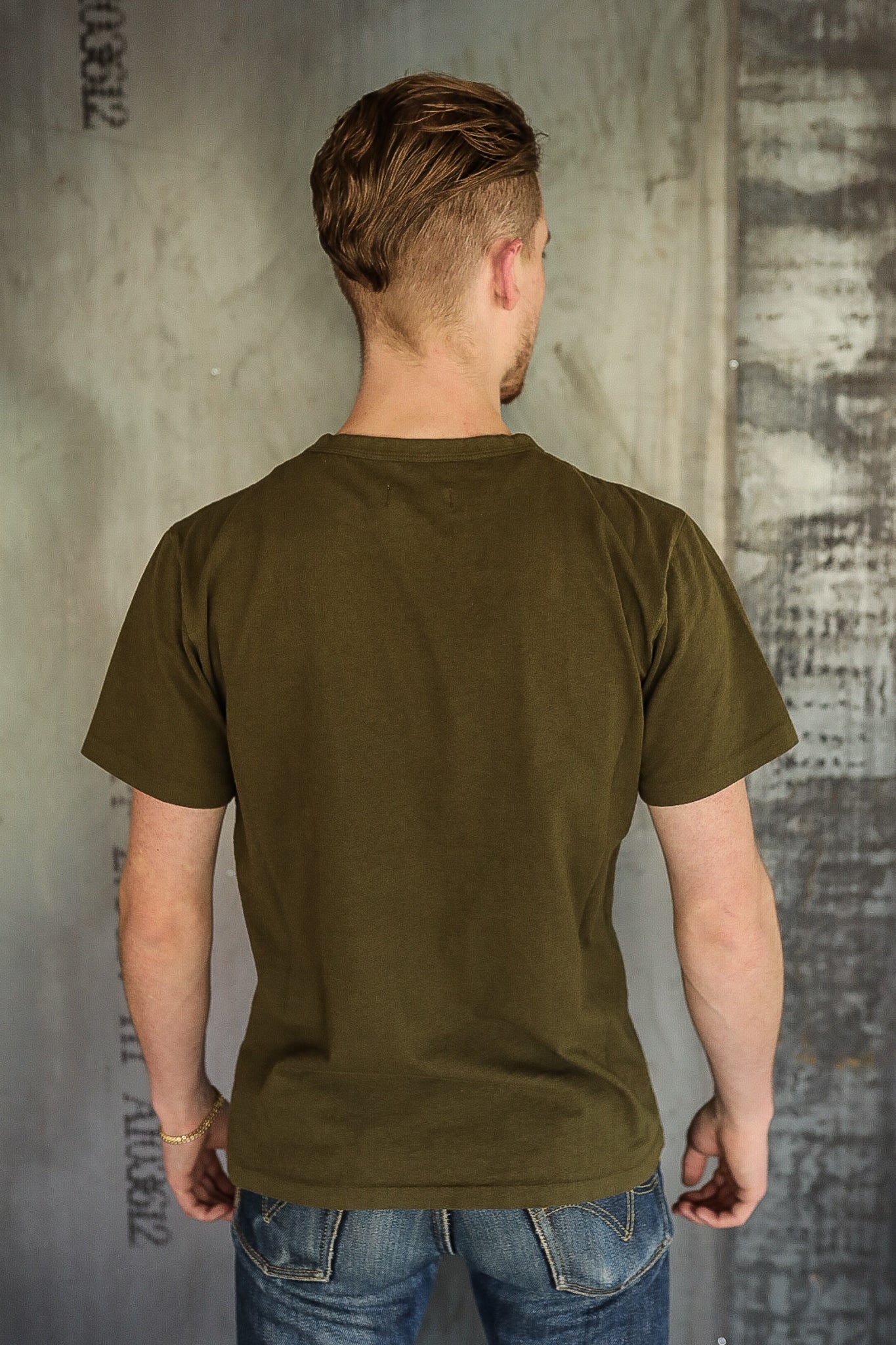9oz Pocket T-shirt Olive Drab – Iron Shop Provisions