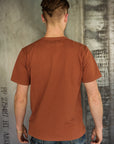 9 Ounce Pocket T-Shirt - Rust