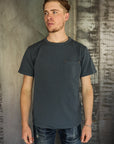 9 Ounce Pocket T-shirt Faded Blue