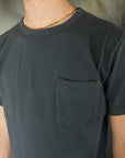 9 Ounce Pocket T-shirt Faded Blue