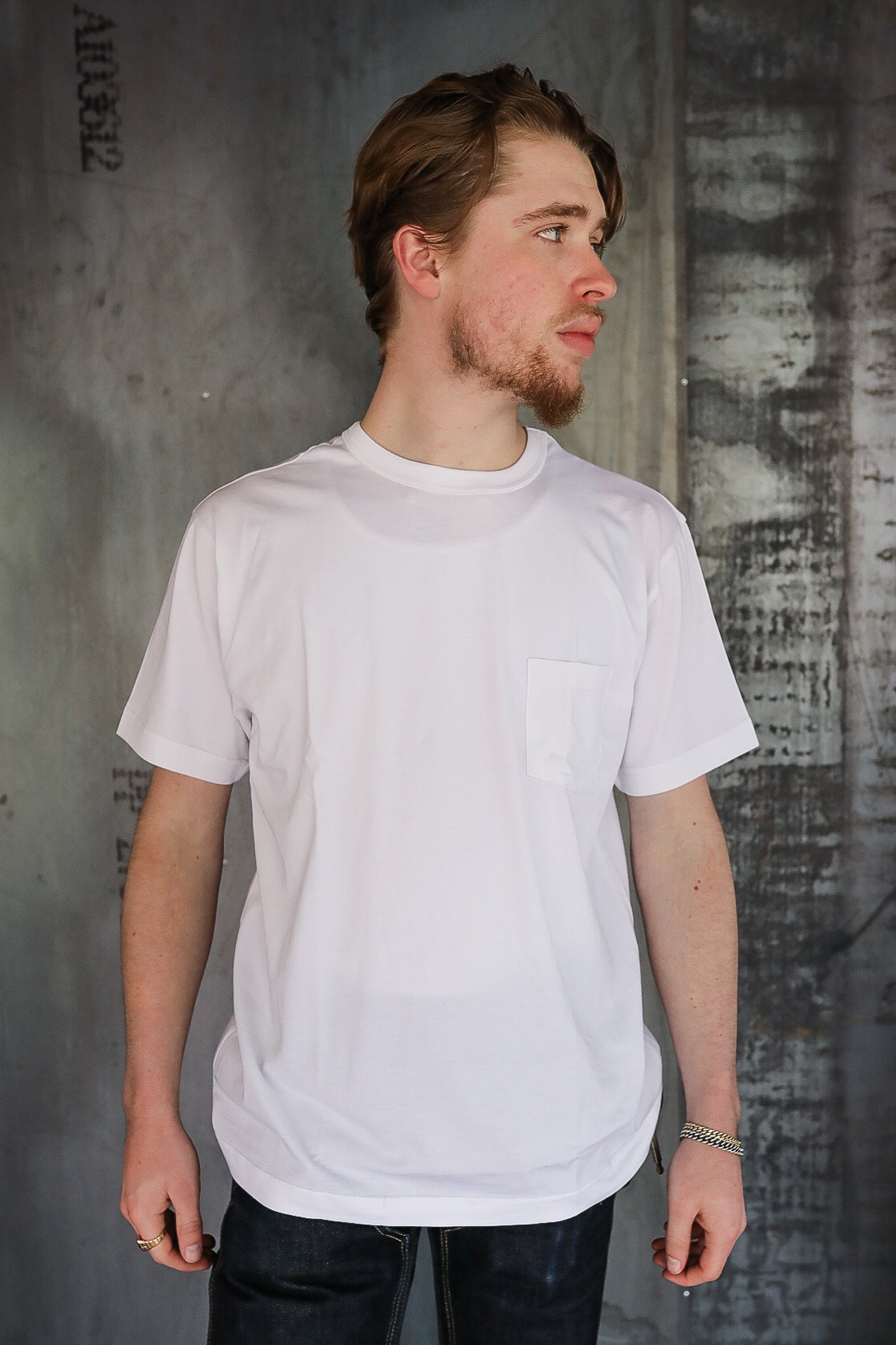 Heavyweight Pocket Tee - White