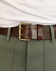 Danko Leather Belt - Brown