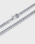CURB CHAIN NECKLACE - A - 21"