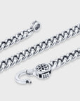 CURB CHAIN NECKLACE - A