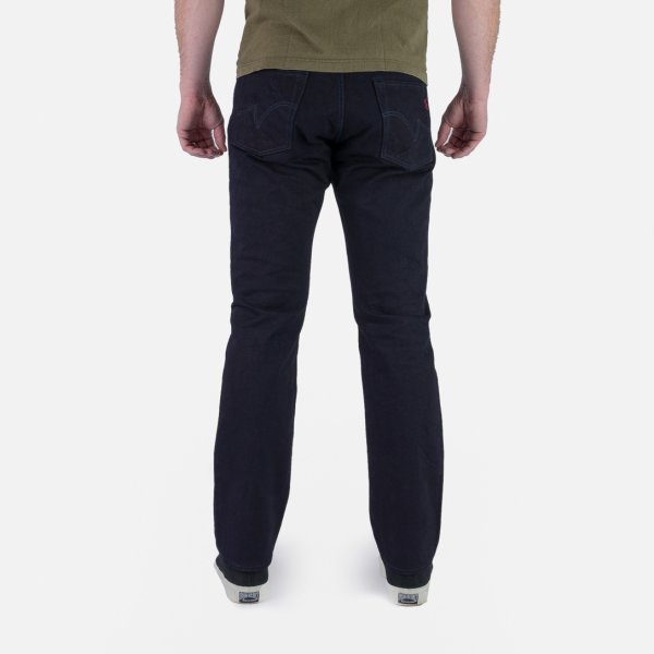 14oz Selvedge Denim Mid/High Rise Tapered Cut Jeans 888 - Indigo/Indigo IH-888S-142ii