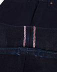 14oz Selvedge Denim Mid/High Rise Tapered Cut Jeans 888 - Indigo/Indigo IH-888S-142ii