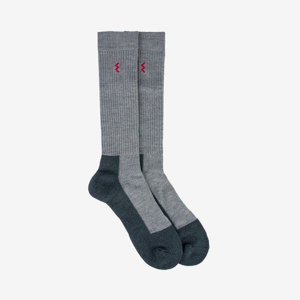 Iron Heart Work Boot Socks - Grey/Charcoal