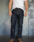 888 21oz Selvedge Denim Medium/High Rise Tapered Cut Jeans - Indigo IH-888S-21