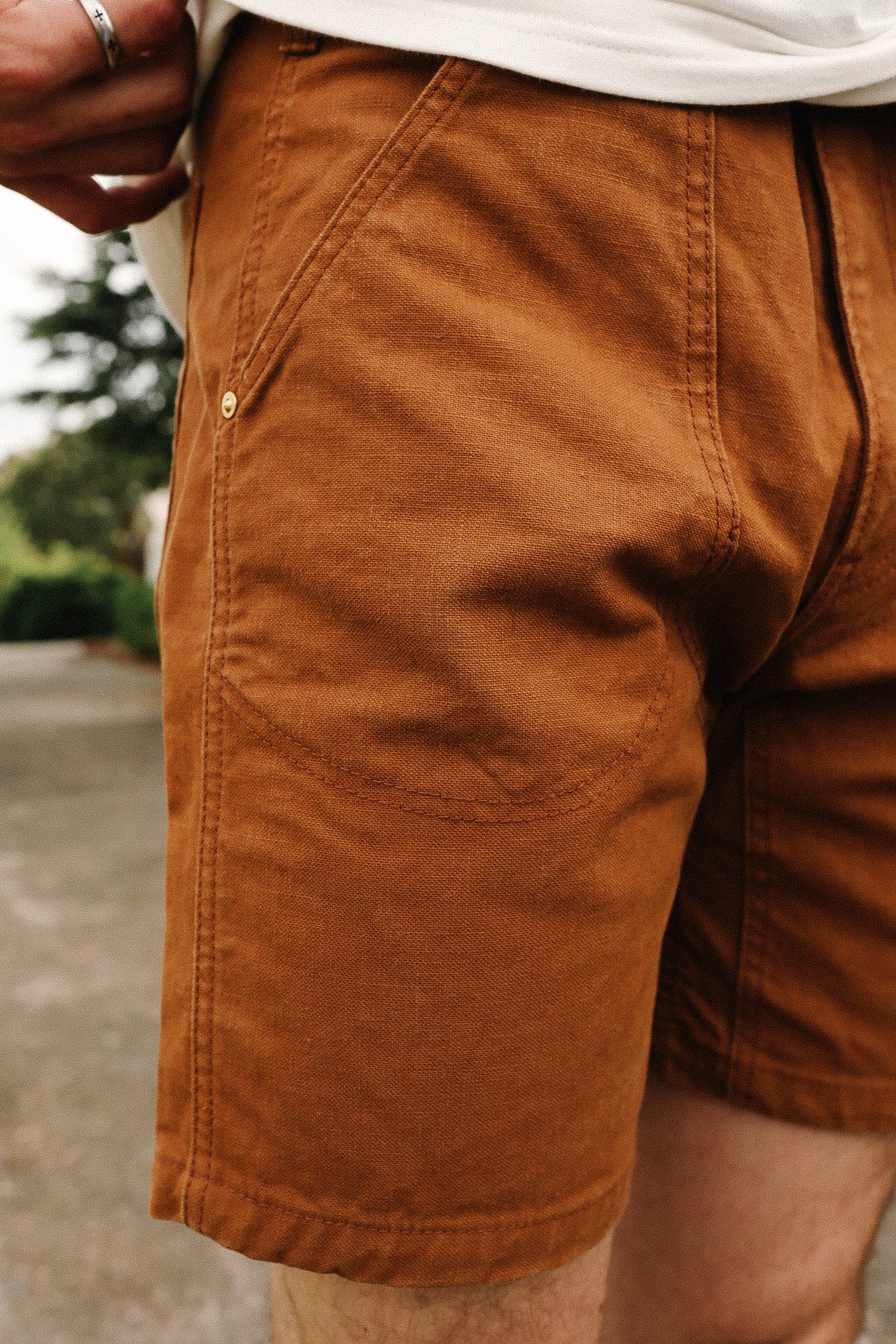 パンツ TENDERLOIN BDP SHORTS T/C BROWN Msize TENDERLOIN テンダーロイン T-BDP SHORTS DUCK ダック ショーツ