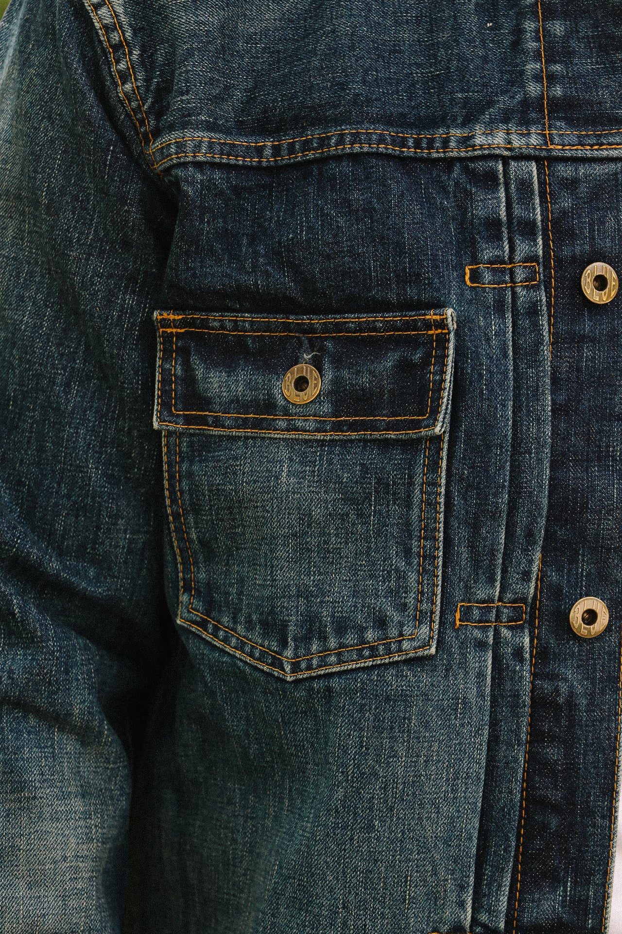 14.8oz Type2 Denim Jacket - D01 Aging Wash (JBGJ1000) – Iron Shop