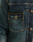 14.8oz Type2 Denim Jacket - D01 Aging Wash (JBGJ1000)