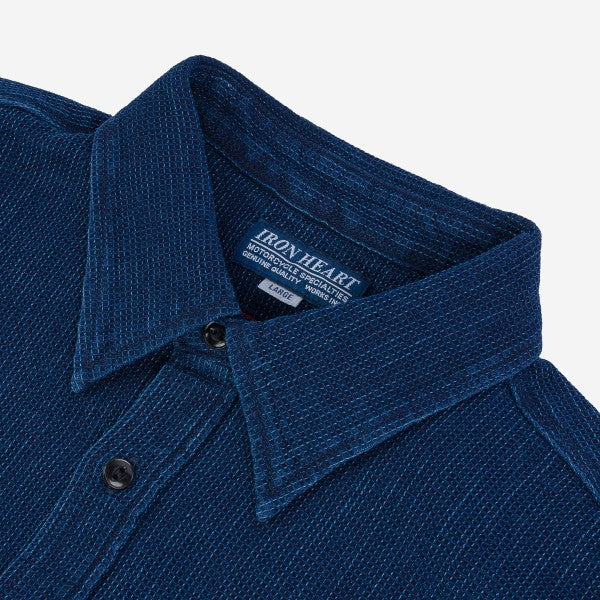 Waffle Work Shirt - Indigo IHSH-96-IND