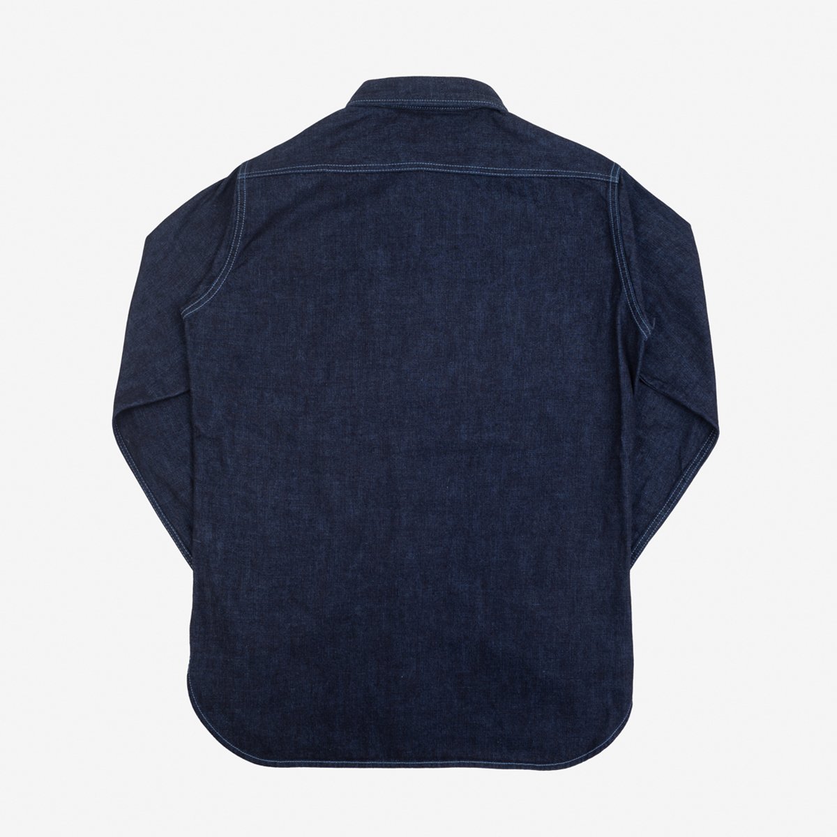 10oz Selvedge Denim Work Shirt - Indigo Overdyed Blue