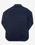 10oz Selvedge Denim Work Shirt - Indigo Overdyed Blue