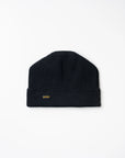 100% Cotton Ribbed Beanie - Black IHG-081-BLK